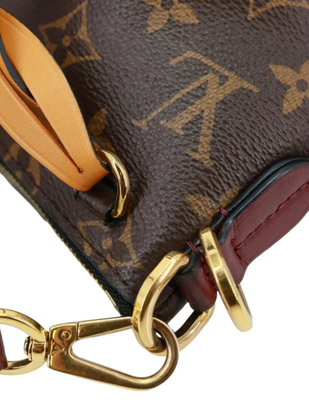 Louis Vuitton  Beaubourg Mini Monogram Canvas Hobo Bag Bordeaux